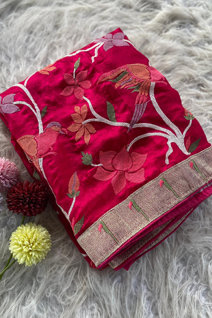 My Red Carpet Fancy Silk Saree