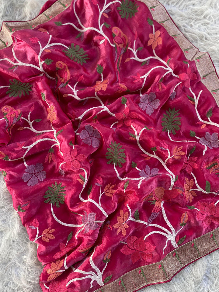 My Red Carpet Fancy Silk Saree