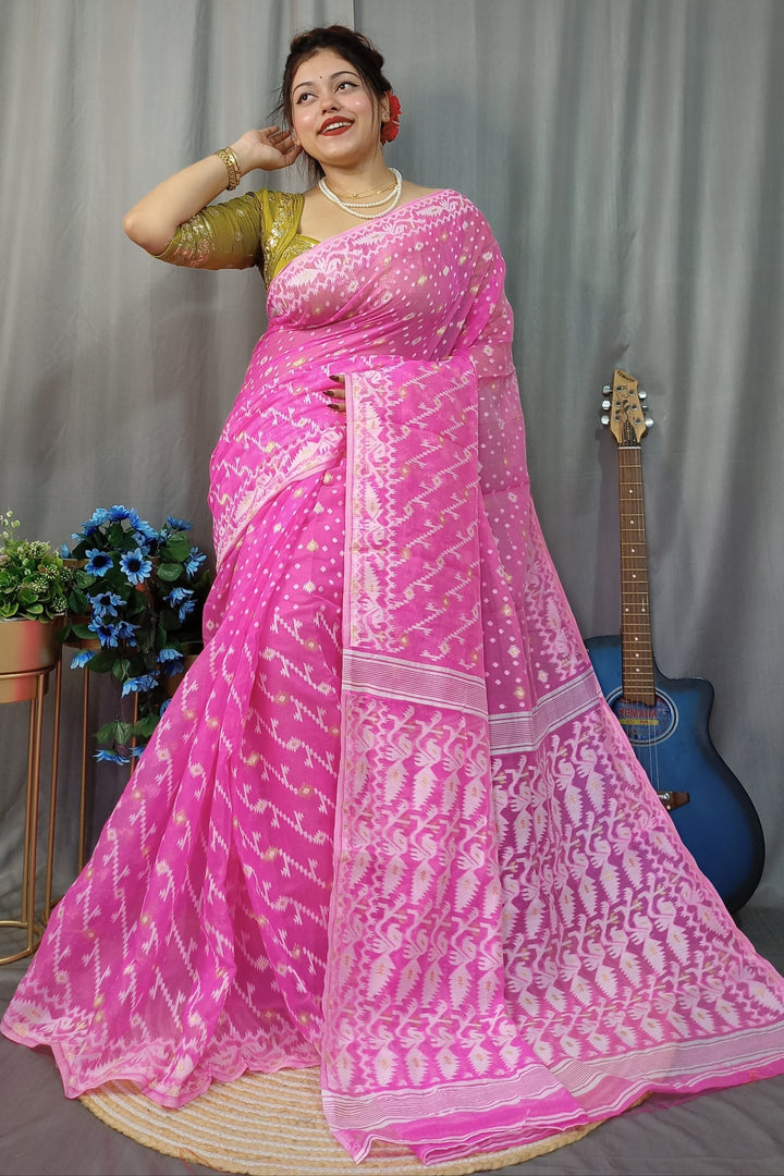 Rangmahal Dhakai Jamdani Saree