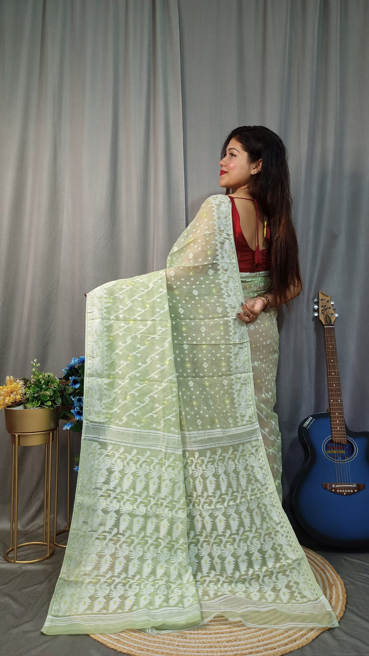 Rangmahal Dhakai Jamdani Saree