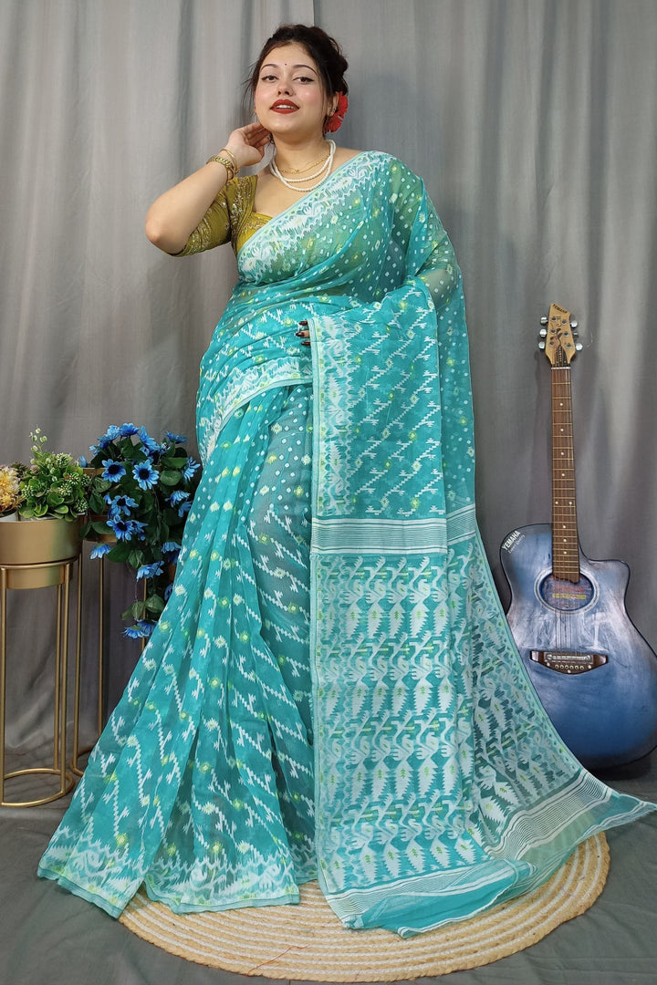 Rangmahal Dhakai Jamdani Saree