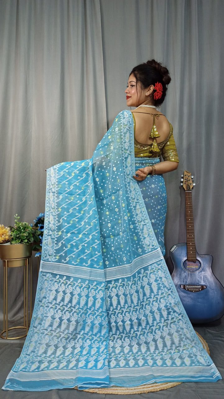 Rangmahal Dhakai Jamdani Saree