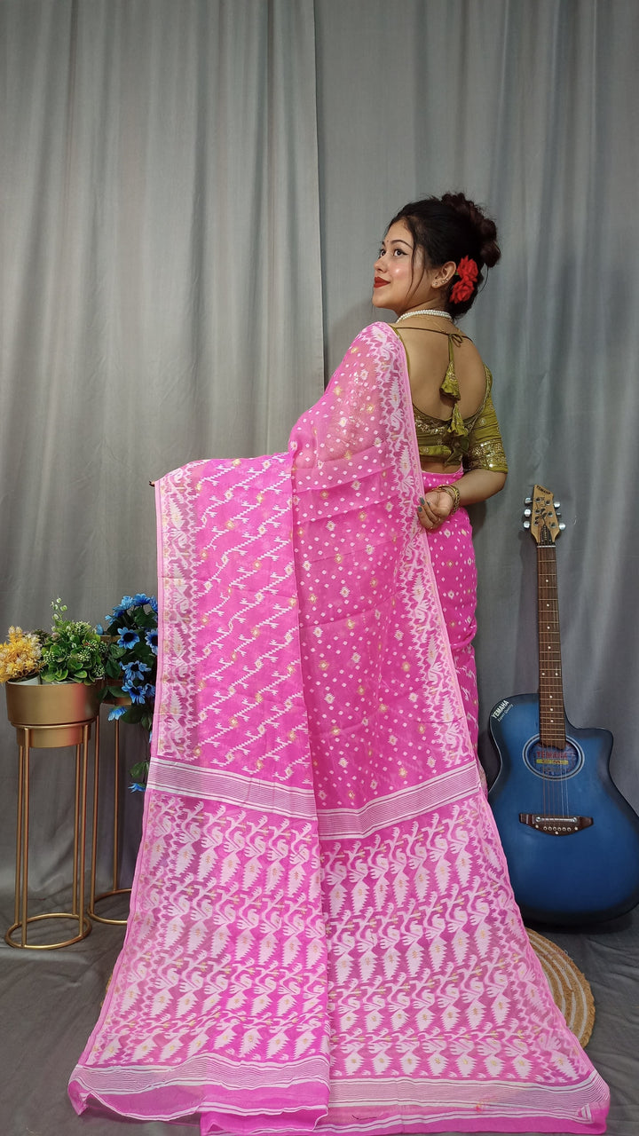 Rangmahal Dhakai Jamdani Saree