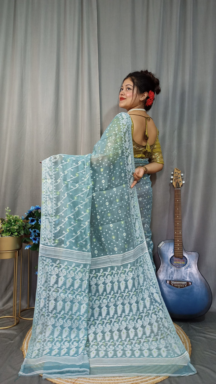 Rangmahal Dhakai Jamdani Saree