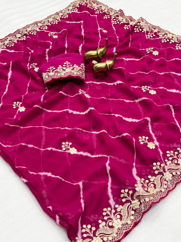For The Love Of Georgette Saree