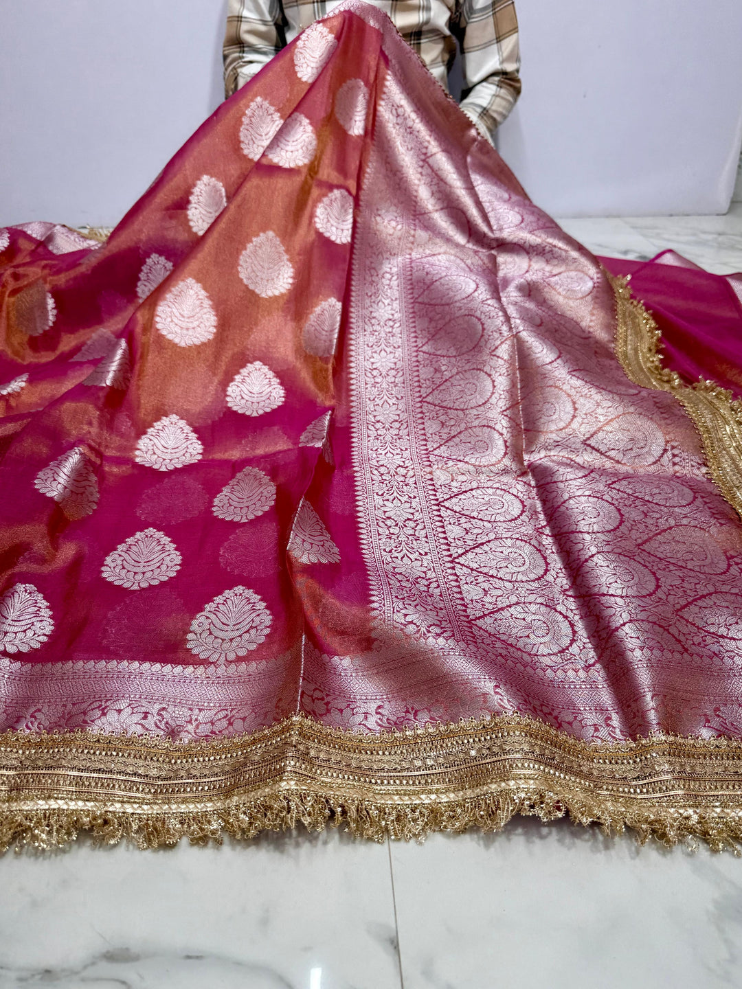 Silken Dreams Banarasi Tissue Silk Saree