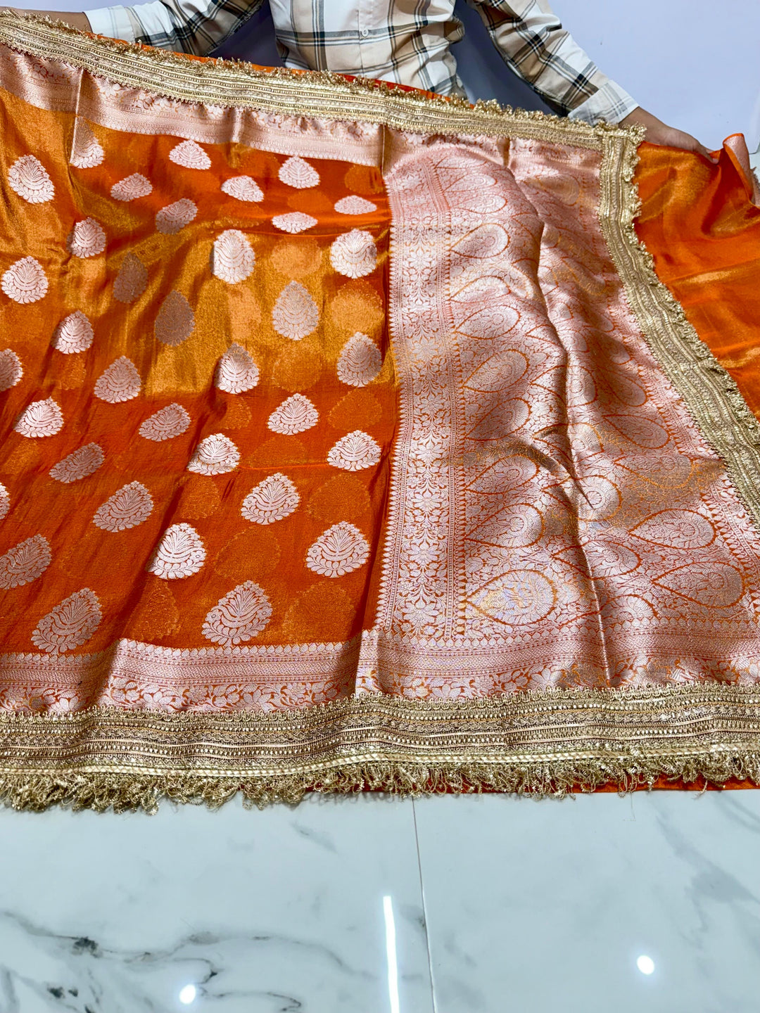 Silken Dreams Banarasi Tissue Silk Saree