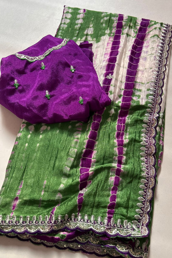 A Special Day Chinnon Silk Saree