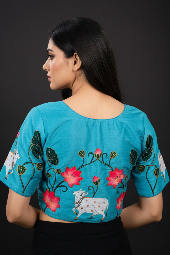 Kamdhenu Special Fancy Silk Blouse