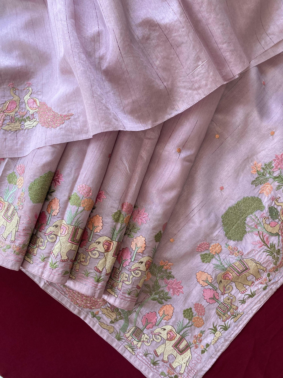 Spring Valley Tussar Silk Saree