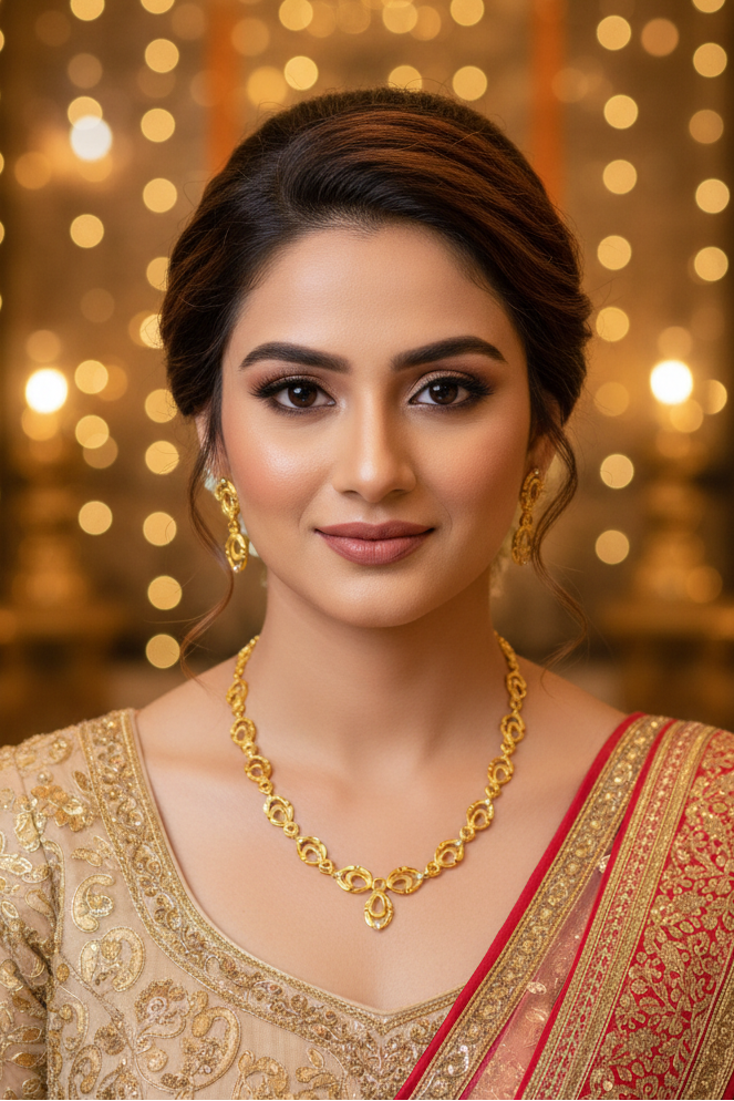 Famous Gold Plated Necklace Set