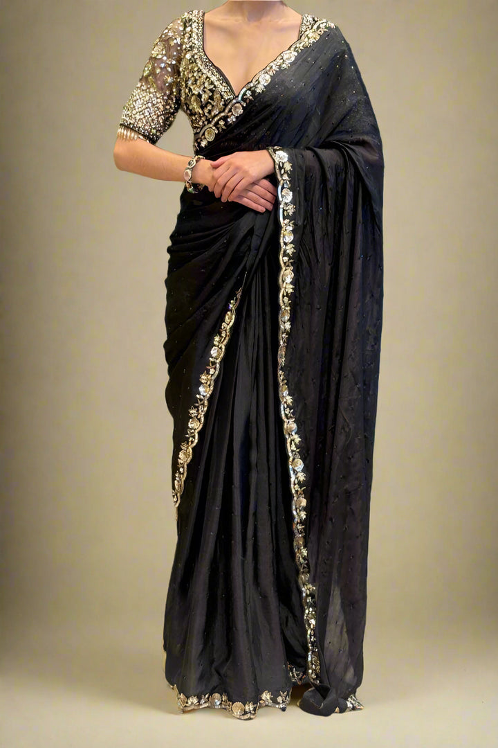 Fire Of The Sun Rangoli Silk Saree