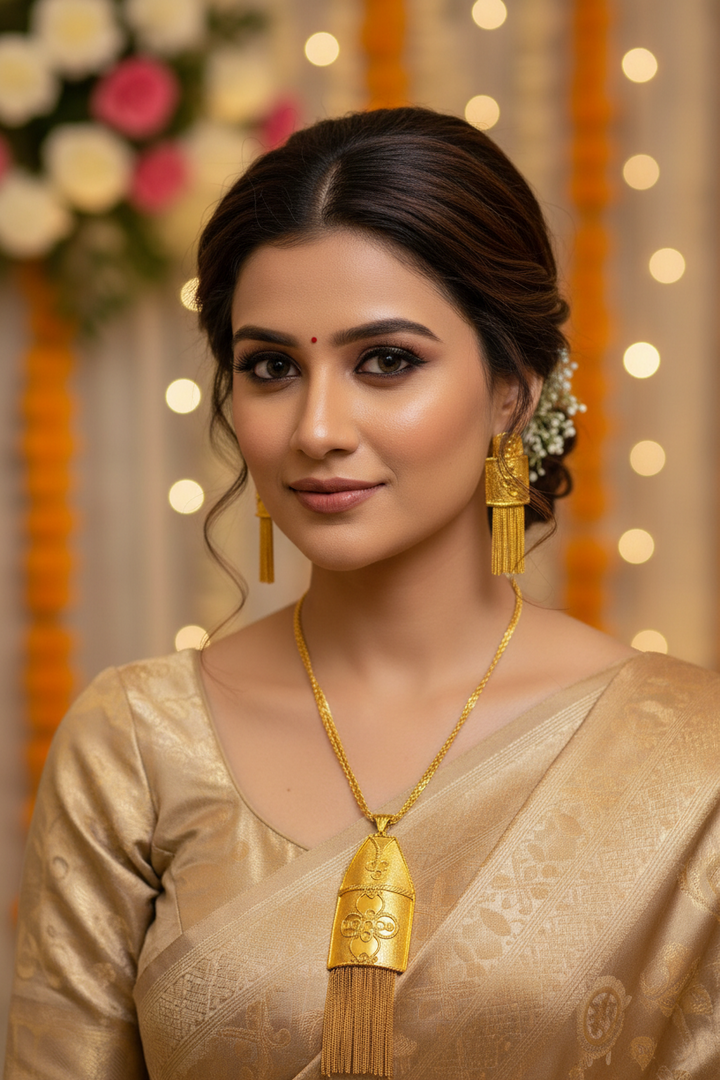 Celeste Glow -Gold Plated Necklace Set