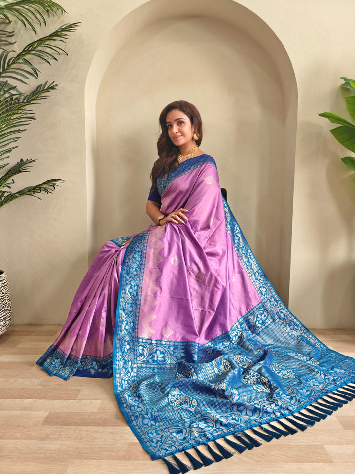 Monsoon Escape Fancy Silk Saree