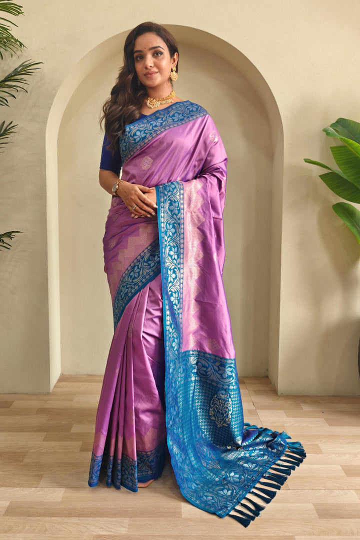 Monsoon Escape Fancy Silk Saree