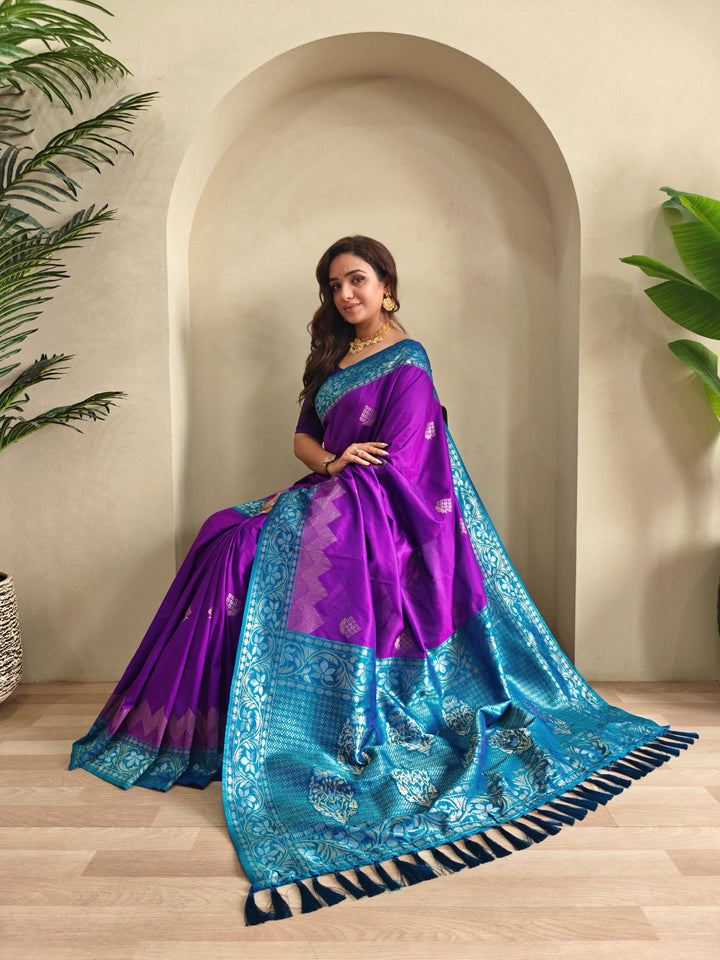 Monsoon Escape Fancy Silk Saree