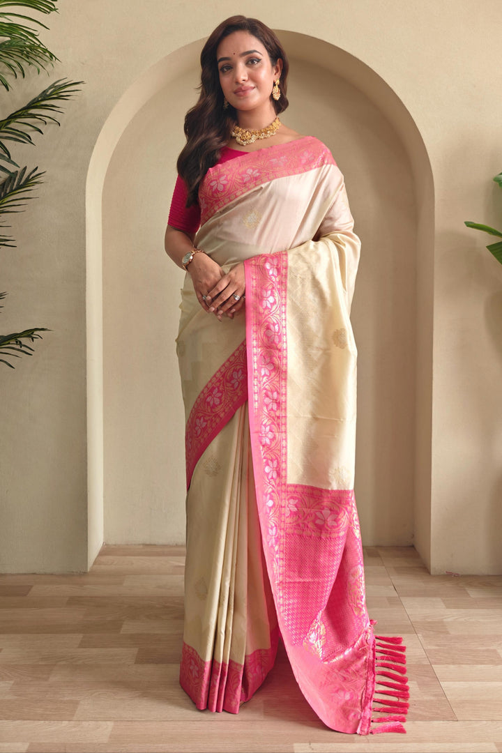 Monsoon Escape Fancy Silk Saree