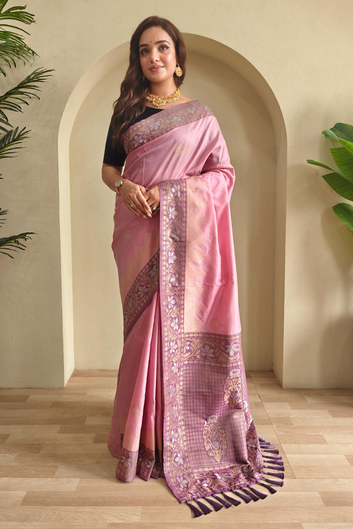 Monsoon Escape Fancy Silk Saree