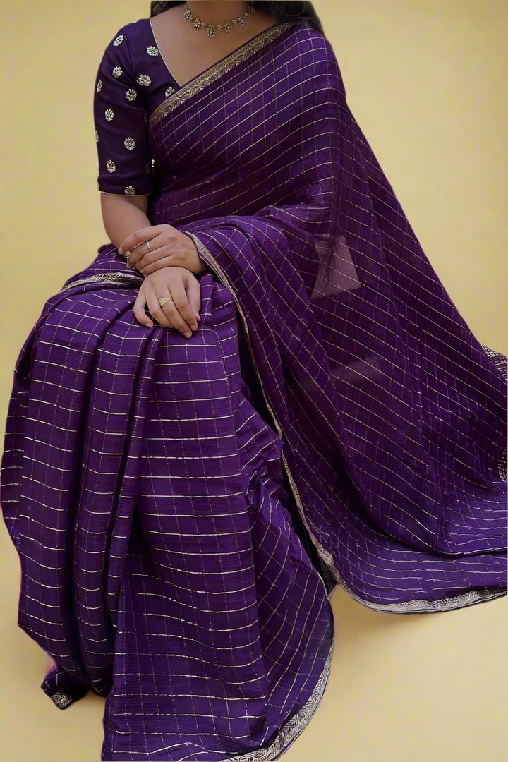 Story Of The Loom Chinnon Silk Saree