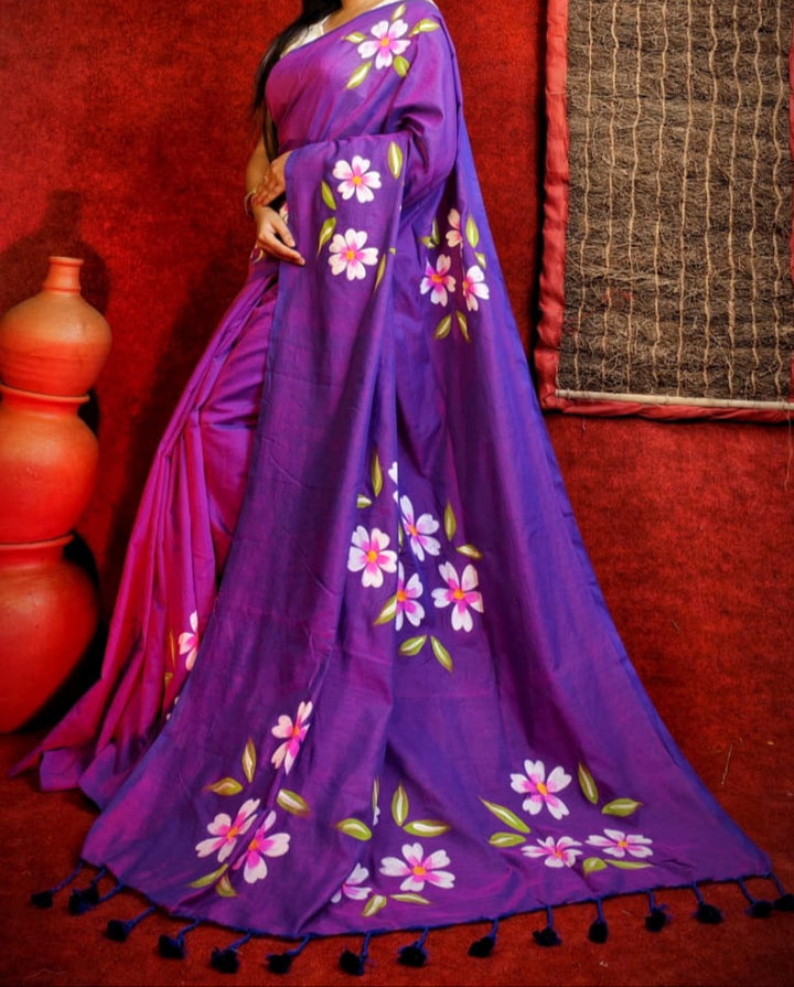 Neer Nouka Khadi Cotton Saree