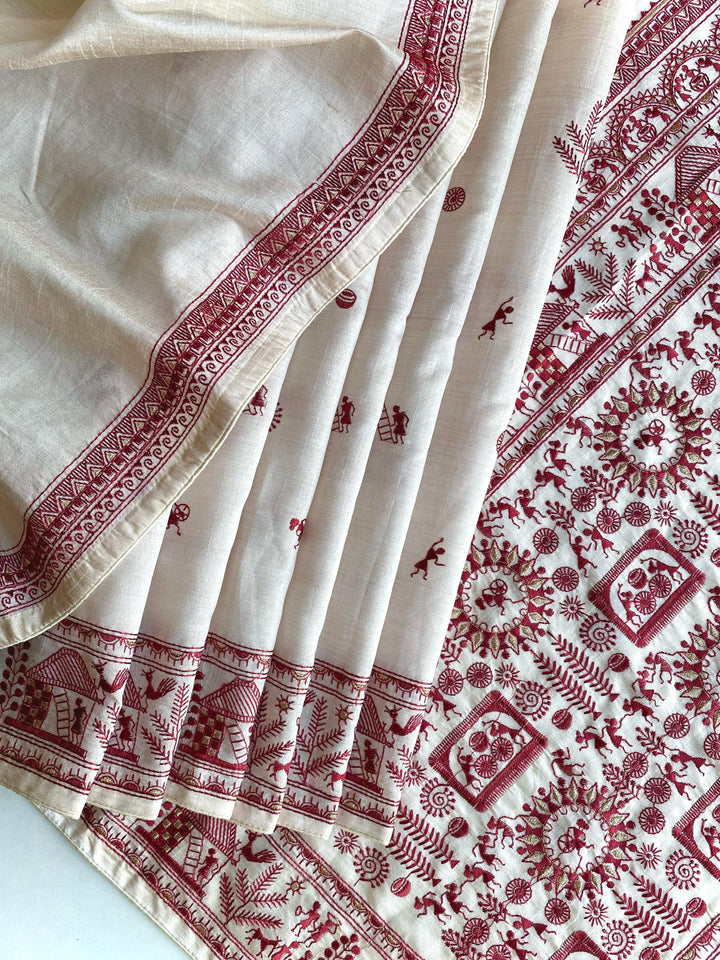 Nature's Glory Tussar Silk Saree
