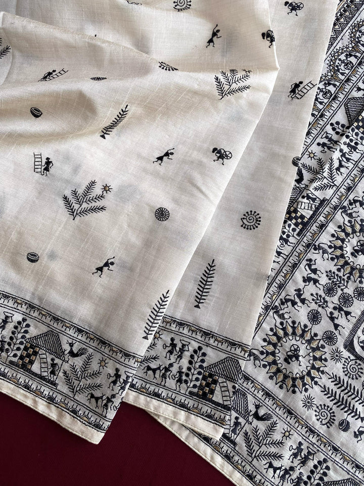 Nature's Glory Tussar Silk Saree