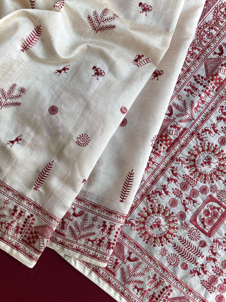 Nature's Glory Tussar Silk Saree
