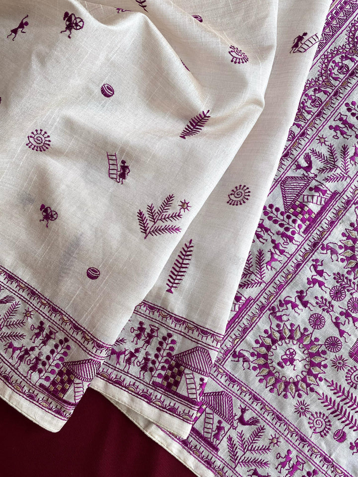 Nature's Glory Tussar Silk Saree