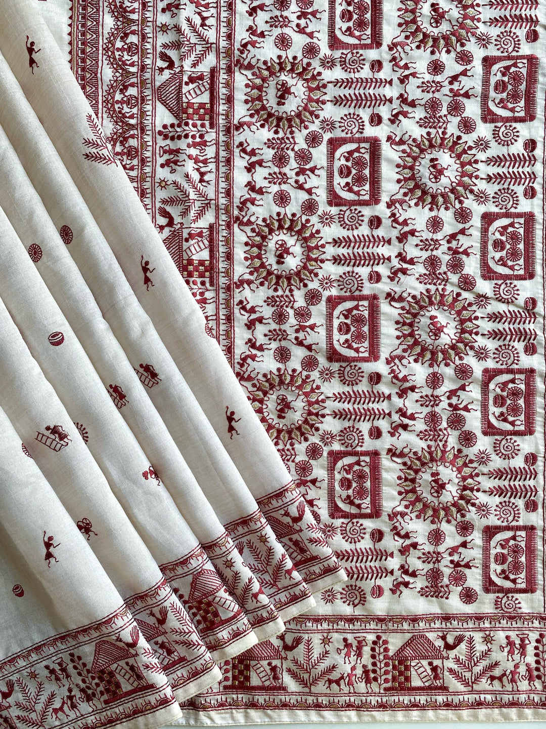 Nature's Glory Tussar Silk Saree