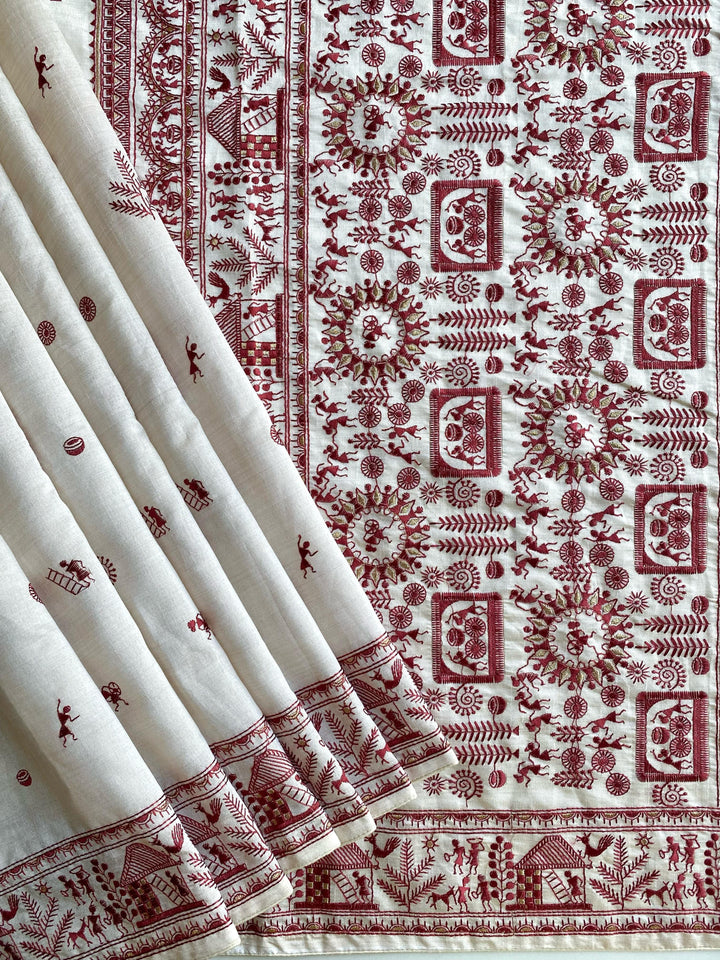 Nature's Glory Tussar Silk Saree