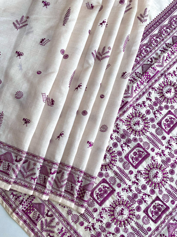 Nature's Glory Tussar Silk Saree