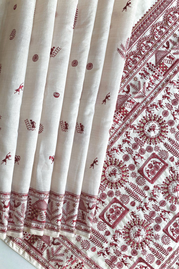 Nature's Glory Tussar Silk Saree