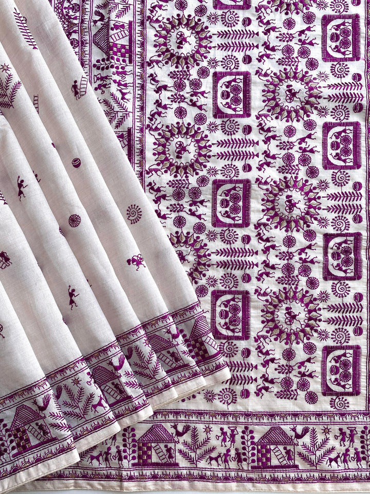 Nature's Glory Tussar Silk Saree