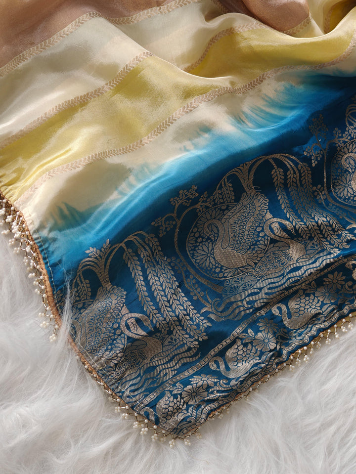 Queen’s Drape Tissue Organza Saree