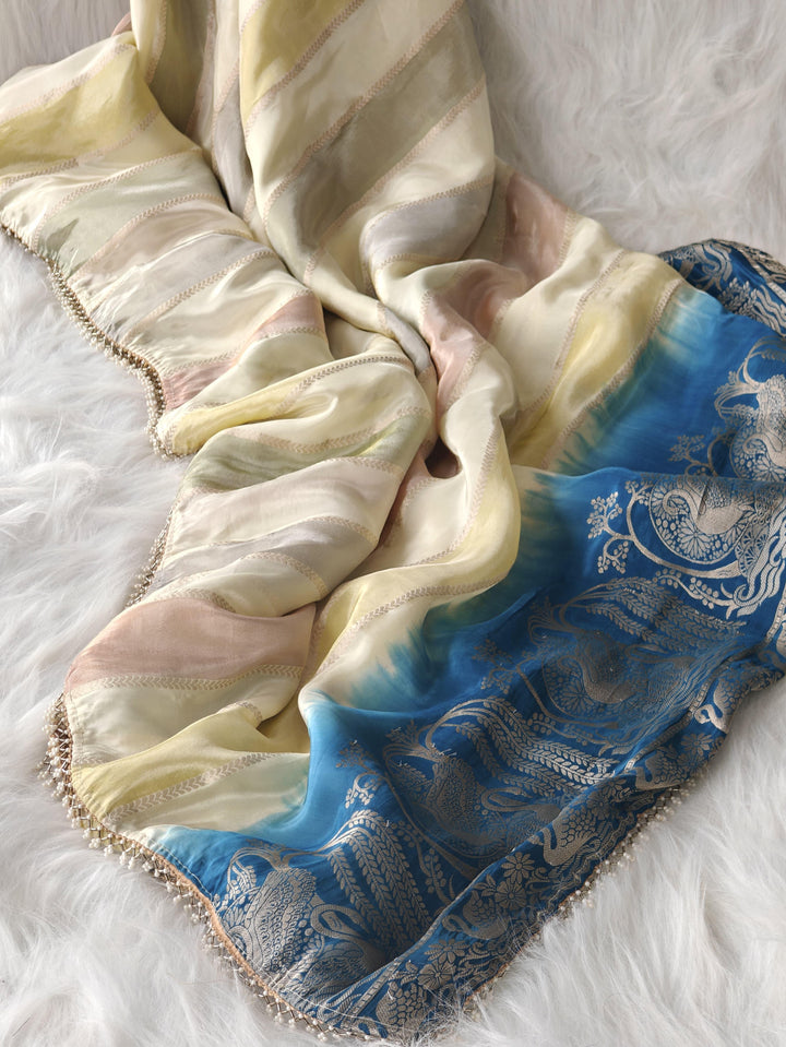 Queen’s Drape Tissue Organza Saree