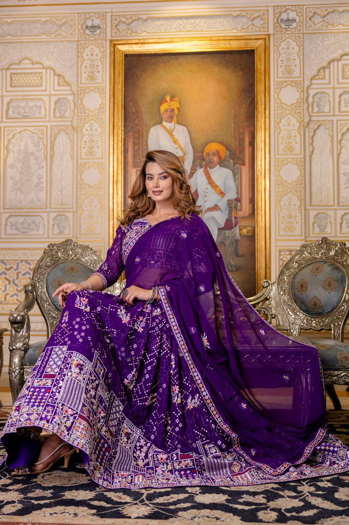 Pastel Parade Georgette Lehenga