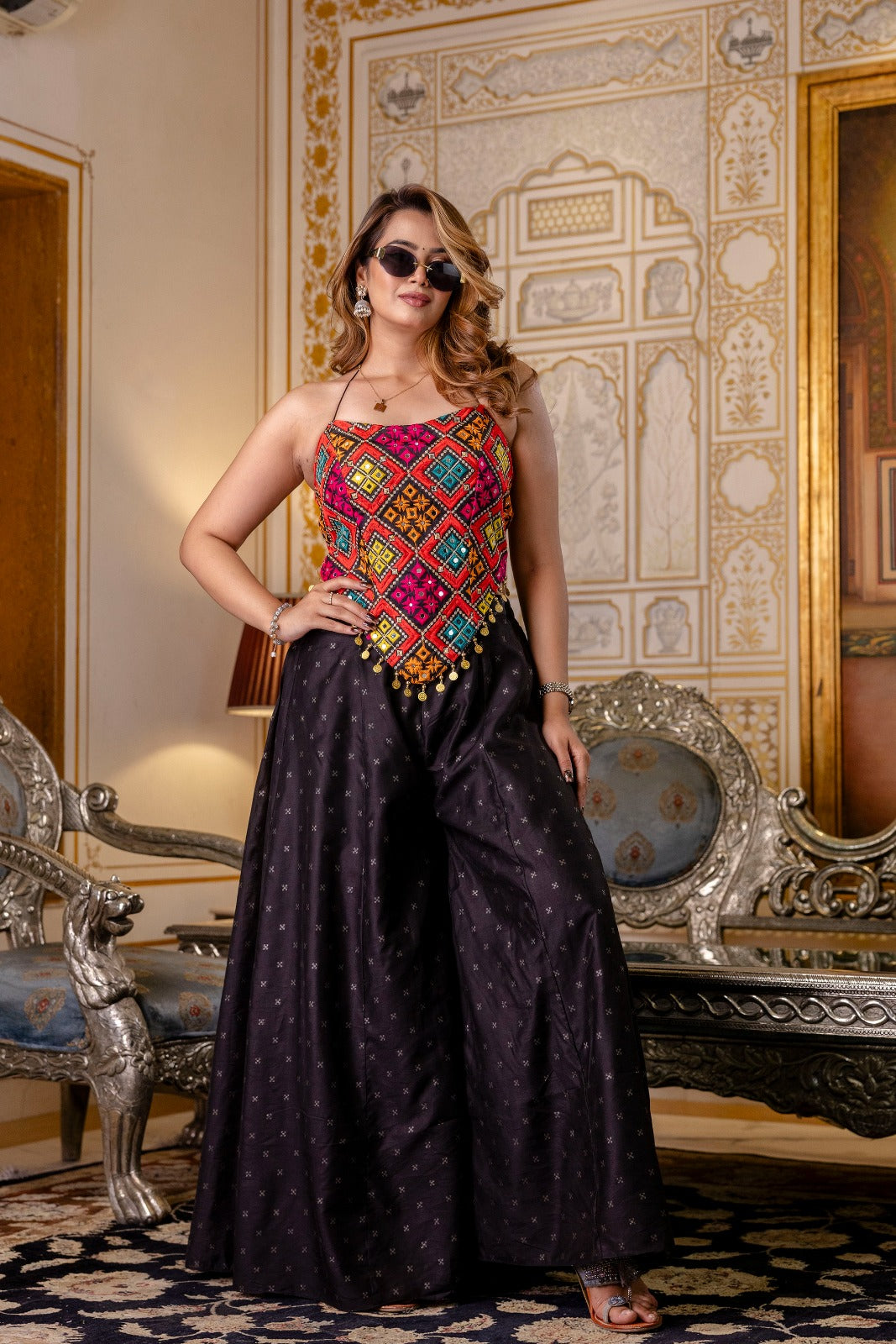 Mehfil-e-Mohabbat Fancy Silk Designer Set