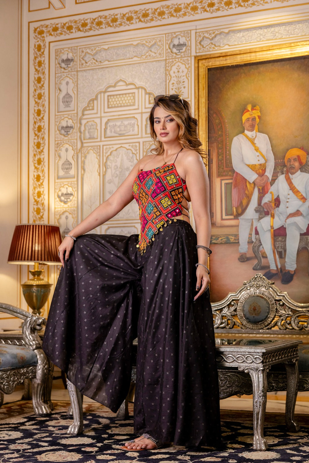 Mehfil-e-Mohabbat Fancy Silk Designer Set