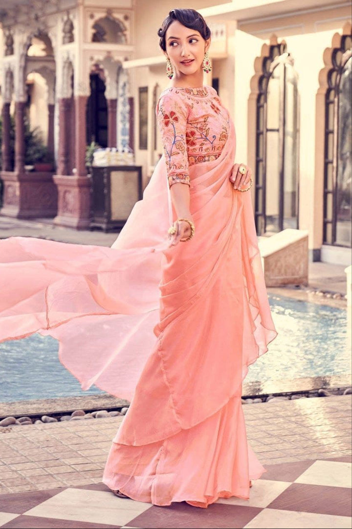 Mehekti Muskaan Organza Silk Saree