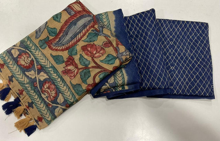 Picture Story Fancy Linen Saree