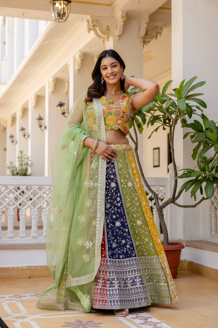 Mehrunisa Georgette Lehenga