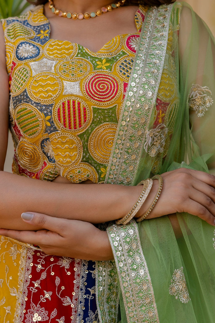 Mehrunisa Georgette Lehenga