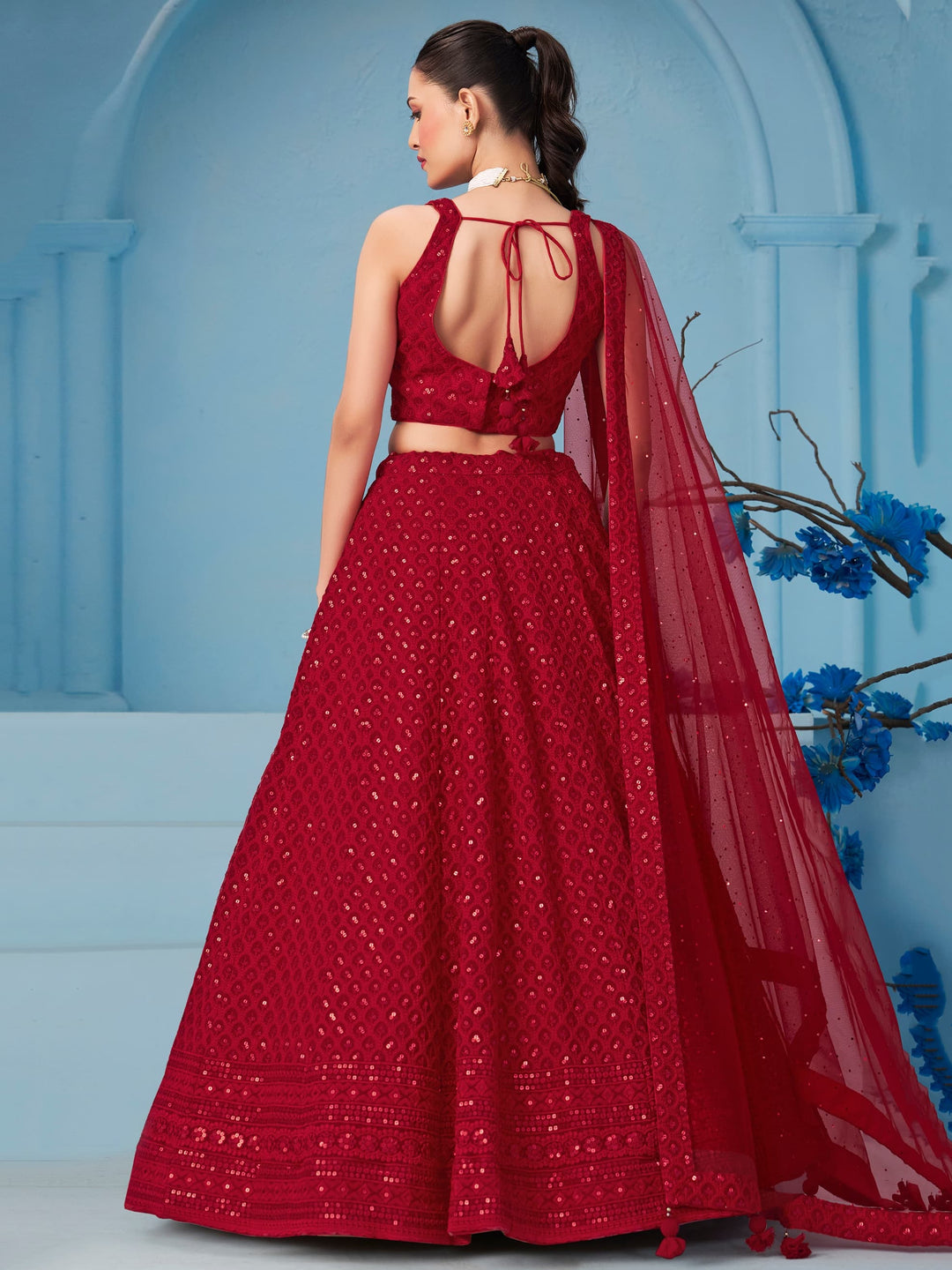 Ishq-e-Aangan Georgette Lehenga