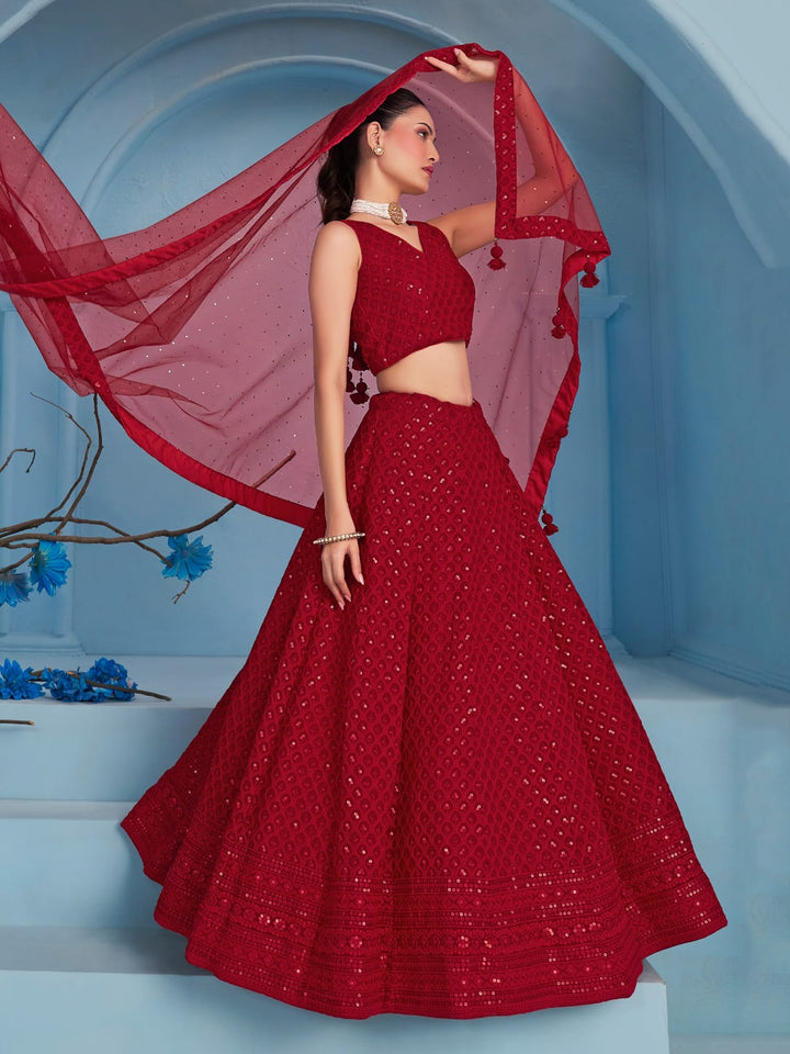 Ishq-e-Aangan Georgette Lehenga