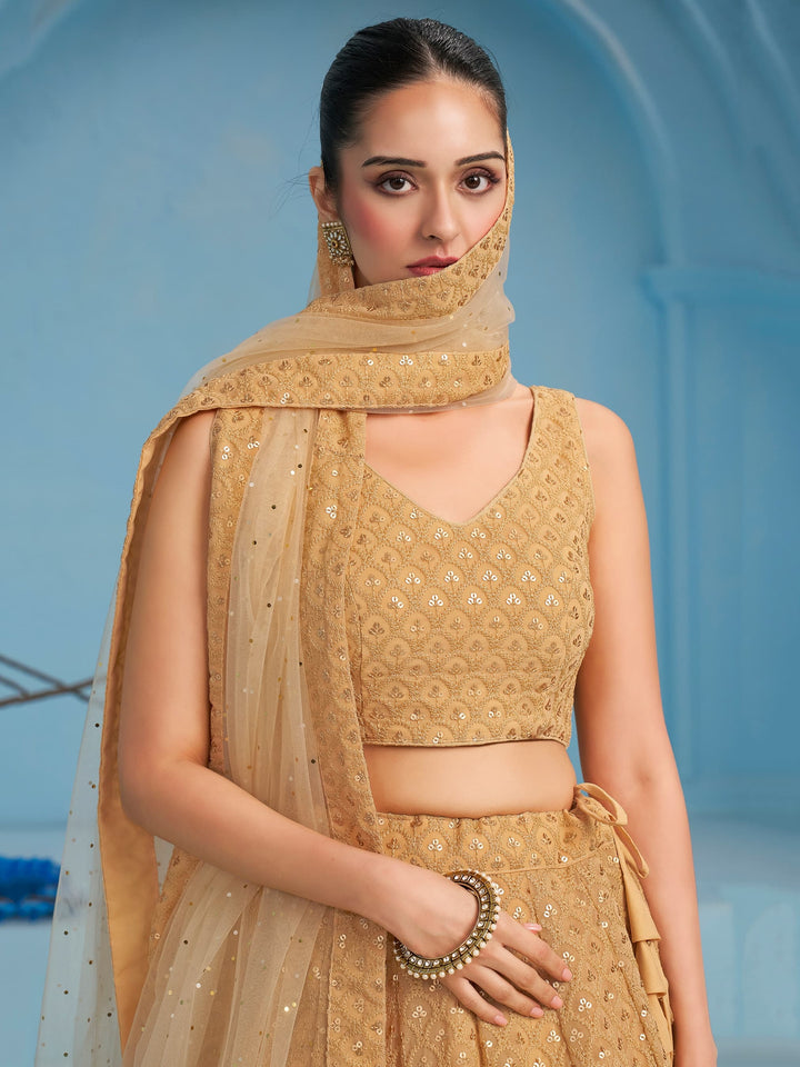 Ishq-e-Aangan Georgette Lehenga