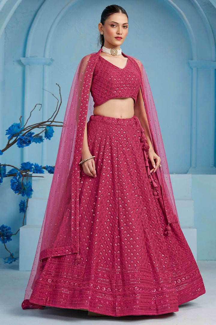 Ishq-e-Aangan Georgette Lehenga