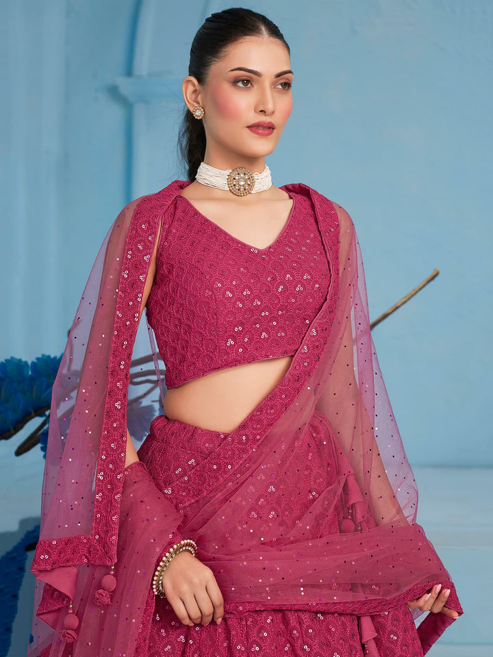 Ishq-e-Aangan Georgette Lehenga