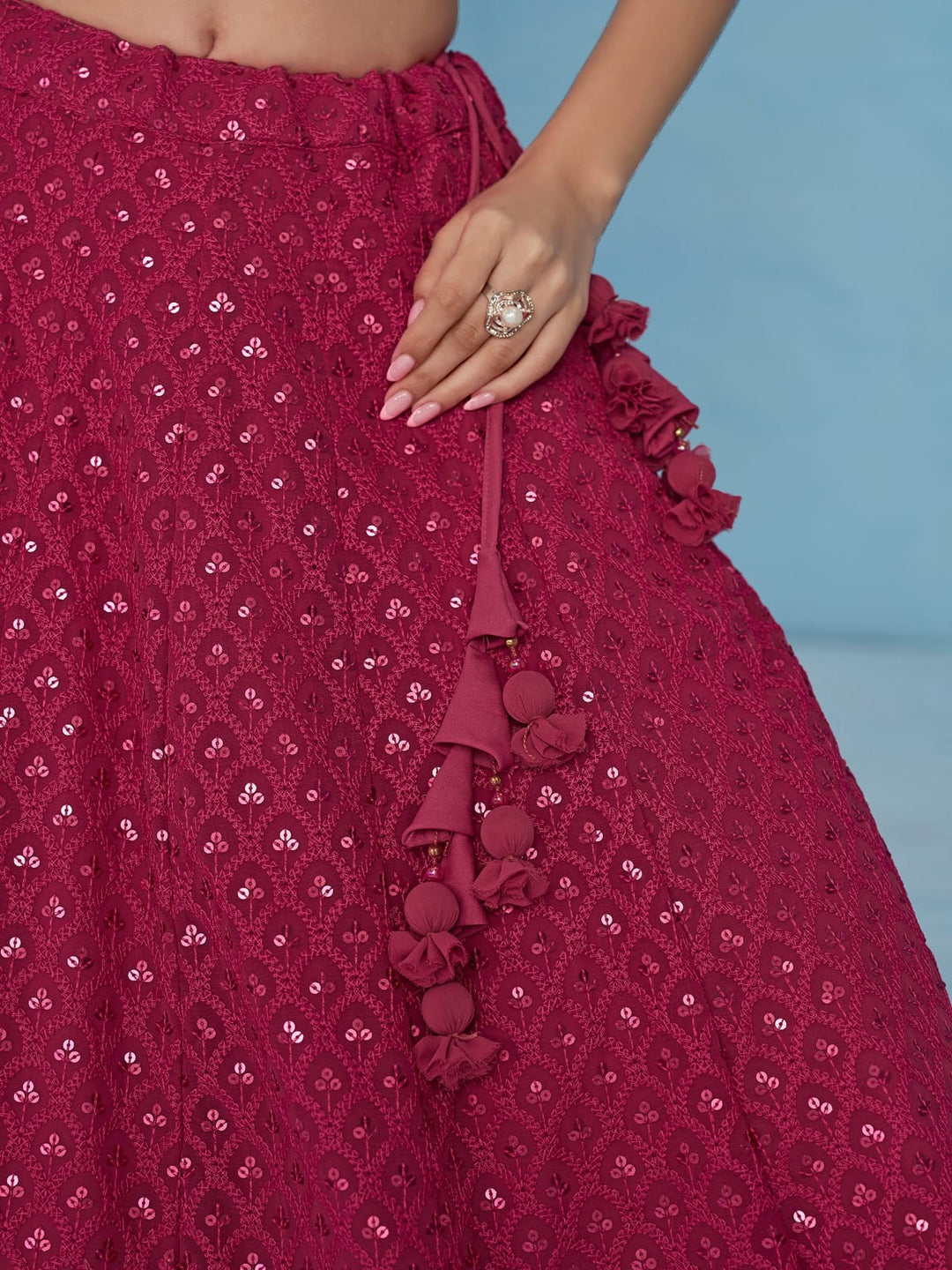 Ishq-e-Aangan Georgette Lehenga