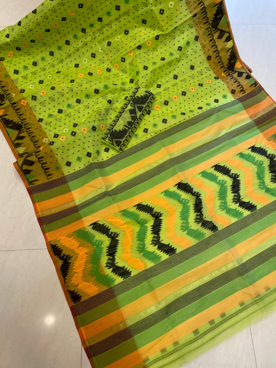 MishtiRong Bangladeshi Style Dhakai Jamdani Saree