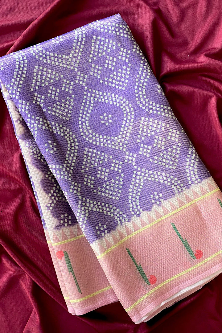 Gleam Of Manjari Kota Doriya Silk Saree
